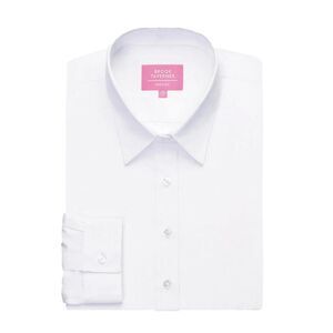 Brook Taverner Womens/Ladies Silvi Fitted Long-Sleeved Blouse / White